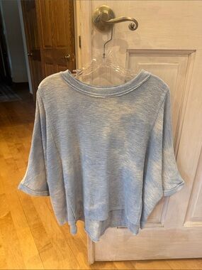 Cherish Light Blue Scoop Neck Knit Top